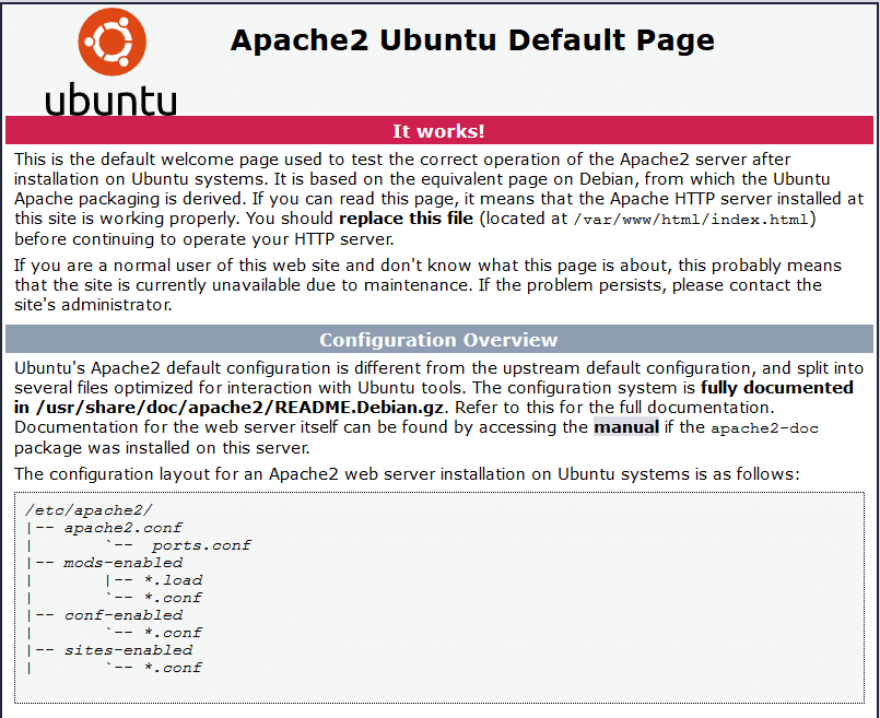 Apache Ubuntu 18.04